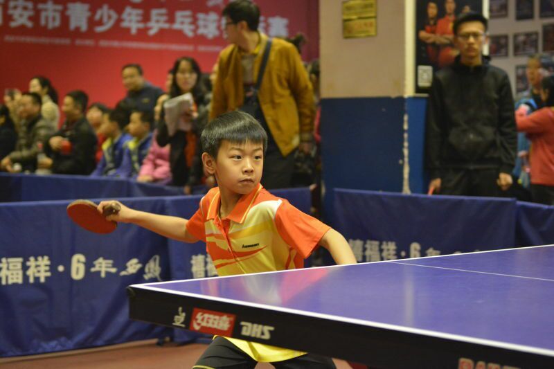 2016年“6年西凤杯”西安市青少年乒乓球锦标赛开赛